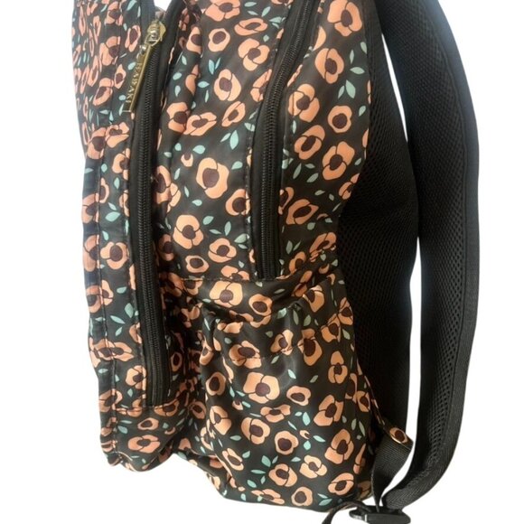 Hadaki Eco-Friendly Vegan Tennis Backpack With Ditty Bag Pink Floral Print - Picture 4 of 9